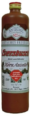 1 Flasche bester westfälischer Eversbusch Korn Anisette 42% Vol. a 700ml + Space Riegel von Onlineshop Bormann