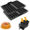ChaneeHann Molde Para Gofres 2Pcs, Accesorios Para Gofres Belgas En Silicona, Ideal Para Freidora De Aire, Microondas Y Horno