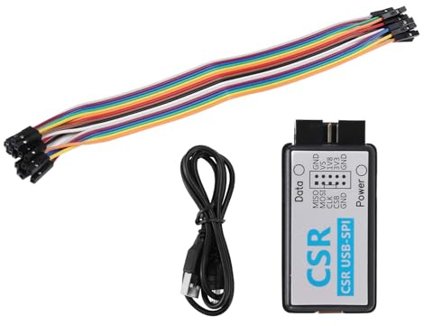 YiQinzcxg USB SPI S Debugger USB SPI Kompatibler Brenner Strombegrenzungsschutz Doppelausgang