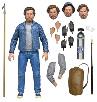 Ultimate Matt Hooper Amity Arrival 50th Anniversary Scale Action Figur, 18 cm Jaws