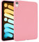 Funda protectora de silicona compatible con iPad mini 7 (A17 Pro) 2024/Mini 6 de 8.3 pulgadas, parte trasera delgada de TPU suave, a prueba de golpes, antiarañazos, color rosa