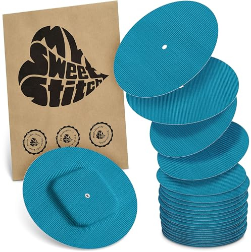 MySweetStitch – 10–25× Cerotto Simplera rotondo, overpatch Ø 70 mm, delicato sulla pelle, impermeabile e traspirante (Petróleo, 25)