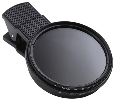 Jnchdghwa Accessori per Telefoni Universale Filtro Polarizzatore ND 2-400 con Clip da 52MM Regolabile in Densità