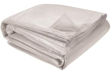 OSE Bâche pour Serre Tunnel Blanche Transparente (24 m²)