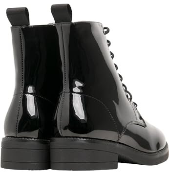 Urban Classics Damen Lace Boot Stiefelette, Negro, 38 EU