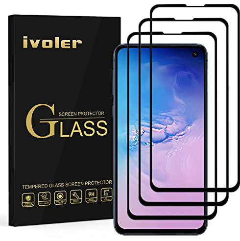 VGUARD [3 Stücke] Schutzfolie für Samsung Galaxy S10e / S10 e, [Volle Bedeckung] Schutzglas Folie Hartglas Gehärtetem Glas für Samsung Galaxy S10e / S10 e