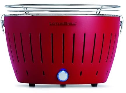 LotusGrill Standard LG G34 U RD Barbecue con cavo di alimentazione USB, 35 x 23,4 cm, Rosso
