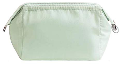 NOVAGO Petite Trousse de Toilette Compacte Pliable, Trousse Maquillage, Pochette cosmétique Style Japonais (Vert)