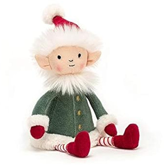 Jellycat Small Leffy Elf Collectable Plush Decoration