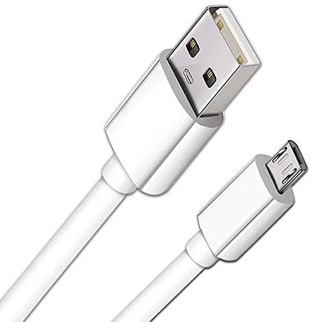 GlatJiBo 10FT Long Android Charger Cable Fast Charge,USB to Micro USB Cable White,Micro USB 2.0 Cable USB Micro Cable for Samsung