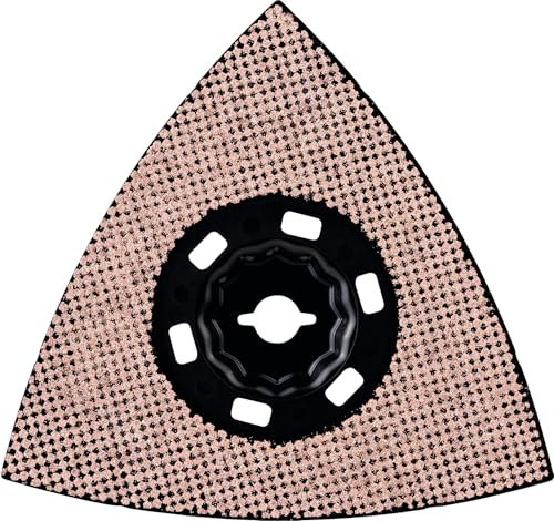 Bosch 1x EXPERT MAVZ 116 RT10 Sanding Plates (for Hardwood, Softwood, Ø 116 mm, Grit 100, Professional Accessory Multitool)