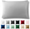 Alreya Renforcé Kissenbezug 40 x 60 cm - 100% Baumwolle mit YKK Reißverschluss, Superweicher Kopfkissenbezug 40x60, Kissenhülle, Grau, nur Kissenbezug