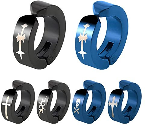 Musihy 316L Chirurgenstahl Creolen Creolen Für Damen Mama Geschenk Runden Stil 12 5 Paar