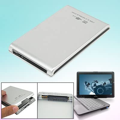 Ruilogod USB 2.0-Festplattengehäuse-Gehäusekasten für 2,5-Zoll-Zoll-SATA-Festplatte
