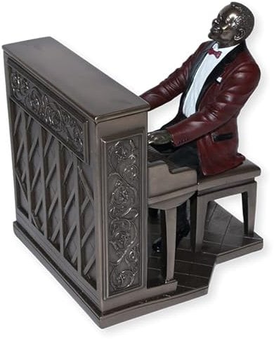 Deko Figur Jazz Musiker Figur Pianist H 22,5 cm Jazz Band Dekofigur Musiker mit Piano Parastone