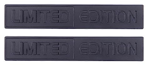 2 Stück Limited Edition Emblem Abzeichen Aufkleber Aufkleber Fit für Universal Car Truck