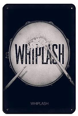 KOURT Whiplash Vintage Filmposter Blechschild Vintage Metall Pub Club Cafe Bar Home Wandkunst Dekoration Poster Retro 20 x 30 cm