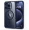 ESR for iPhone 15 Pro Max Case, Compatible with MagSafe, Military-Grade Protection, Yellowing Resistant, Scratch-Resistant Back, Magnetic Phone Case, Classic Series, Clear Dark Blue