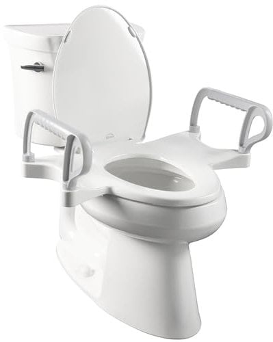 Bemis Assist Premium Toilet Seat with Built-in Support Arms