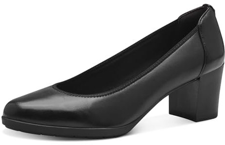 Tamaris Damen Klassische Ballerinas, Frauen Flats,TOUCHit-Fußbett,Slip-ons,klassisch elegant,Ballerinen,Pumps,Halbschuhe,Slipper,Black,37 EU