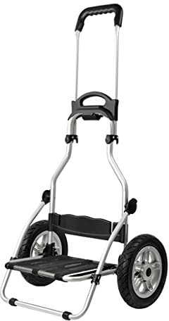Carrello pieghevole per la spesa | Robusto carrello con ruote | Portapacchi durevole | Carrello multiuso da esterno