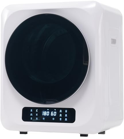 DRIXNO Ablufttrockner Trockner Mini Wäschetrockner Dryer Machine, 850w/2,5kg/Weiß/48x40x58cm, Überhitzungsschutz, wandmontierbar [Energieklasse C]