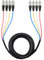 Cable Matters 4-Channel XLR Male to Female Snake Cable/XLR Snake Cable - 10ft, Professional Audio Connectivity with Shielding and Color-Coded Channels