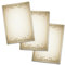 3 Briefblöcke Vintage Papyrus Altes Papier Briefpapier für Jungen Mädchen Kinder und Erwachsene Schule Notizen (3 Blöcke A4 mit je 25 Blätter)