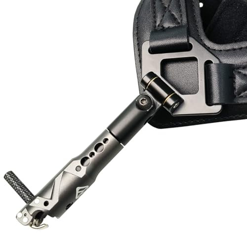 THREE ARCHERS Bogenschießen Release Aids Compound Bogen Schnellschuss Automatisierer Trigger mit Handgelenkschlaufe Bogenauslöser Spannhilfen Jagd Zubehör