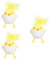 HEMOTON 3 Pièces Porte-clés en Peluche Porte-clés Oiseau Porte-clés Animal Oiseau Jouets en Peluche d'oiseau Peluche Douce Animal Ornements en Peluche Petit Oiseau en Peluche PVC