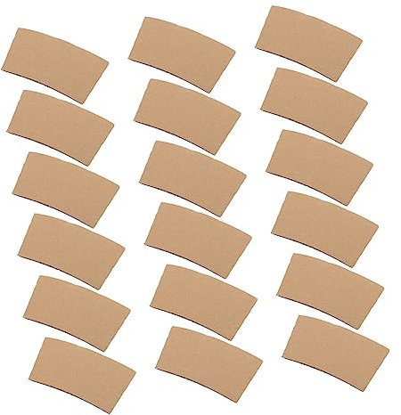 COLLBATH Fundas de Papel Resistentes al Calor para Vasos de Té Café Y Té con Leche 100 Unidades