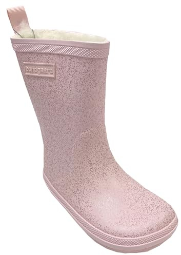 Bundgaard Barfuß Gummistiefel Charly High Warm, Naturgummi +Winterfutter Rose Glitter (931 Rose Sparkle, EU Schuhgrößensystem, Jugendliche, Numerisch, Breit, 35)