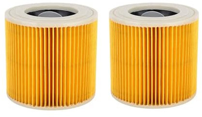 YIKRAOS Sac Filtre à poussière Compatible avec Karcher WD3 WD3200 WD3300 MV3, pièces de Rechange for aspirateur, filtres Hepa, Sacs à poussière, Accessoires(2PCS)
