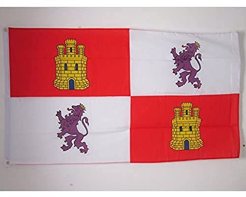 Castilla Y León - Región Española De Castilla Y León 90X150Cm Banderas De Jardín Personalizado Banderas De Verano Multicolor Bandera De Balcón Decorativa Para Césped Patio Jardín