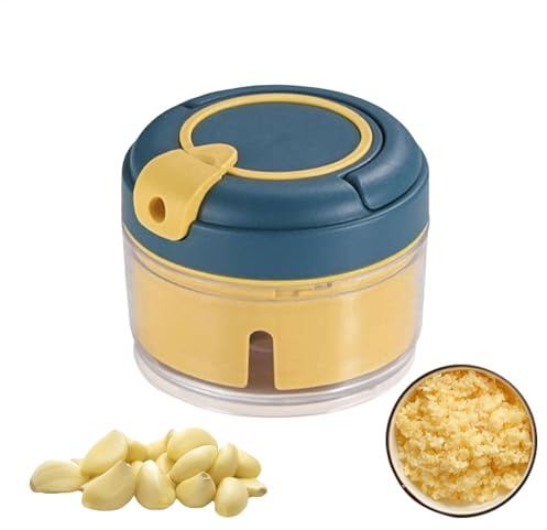 Yiohejy Hachoir à ail, hachoir manuel pour aliments | Râpe portable, petit outil de cuisine, processeur portable pour accessoires ménagers
