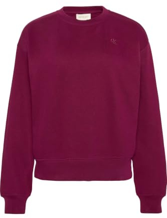 Calvin Klein Donna Felpa Archive Logo French Terry Girocollo