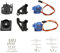 Pesfehhy 1 Satz Dual-Achs-Servo-Gimbal Anti-Vibrations-Kamera-Plattformhalterung PTZ Schwenken/Neigen mit 2 Stück 9G-Servo-Ersatzteilen mit 2 Stück 9G-Servo für die FPV-Drohnenmontage
