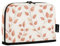 Quteprint Trousse à crayons sur pied – Rose Gold Branches Feuilles Trousse à crayons, trousse de papeterie, trousse de maquillage portable, organisateur de bureau pour l'école, le bureau, les