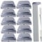 10Pcs Fence Post Caps, 3x3 Inch Square Thickened Metal Post Caps, Easy to Install Fence Topper for Garden, Outdoor, 3x3 Cap