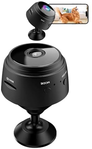 coalwop Telecamera Spia Nascosta 1080P Interno Mini Telecamera WiFi Interno Videocamera Sorveglianza Senza Fili Microcamere Spia per Casa Spy Cam con Rilevamento di Movimento Controllo APP