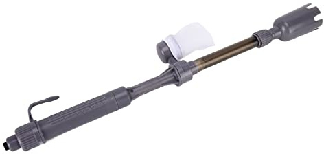 Wakects Electric Fish Tank Vacuum Cleaner, Telescopic Battery Powered Gravel Cleaning Water Changing Tool for Aquariums Plastic 15.7 to 20.5 Inch 1 Pack