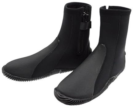 Xixian Stivali da Immersione, Stivali da Immersione Alti con Tacco Rialzato, Antiscivolo, Suola in Gomma Elastica, per Sport Acquatici Dal Design Elegante, Protezione Durevole (XL(43-44))
