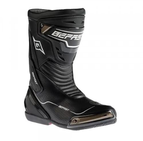 Befast - Stivali Racing da Uomo BULLET RS AIR, Tomaia in Microfibra Ventilata, Protezione Tibia e Tallone, Slider Sostituibile, Molti Colori Disponibili