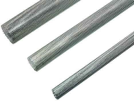 SN-TEC Siebhülsen | Ankerhülsen | Gitterhülsen mit feinem Metallgitter 1000mm (Größenwahl M6 bis M16) (2, 12mm für M6 bis M8)