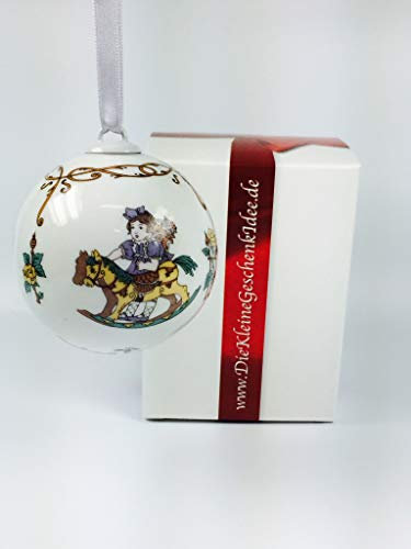 Hutschenreuther Porzellan Weihnachtskugel 1986 **Erstausgabe** OHNE Originalverpackung