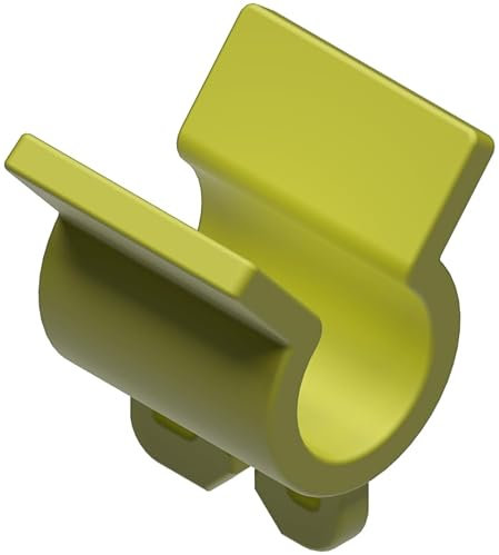 BAUZAUNWELT Richtschnurhalter aus Kunststoff passend für alle Schnurpfähle mit Seilführung - 25 Stück