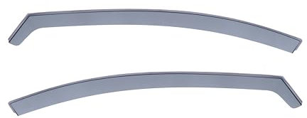 Modifycar - Deflectores Compatibles con Seat Leon III 2012-2020 - Vidrio Acrílico Duradero - Derivabrisas Delanteros Ahumados para Ventanillas - Instalación Interior - 2 Unidades