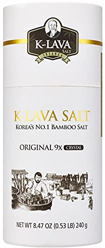 K-LAVA SALT—Sal de bambú n.º 1 de Corea—Original 9X (Cristal 240 gramos)