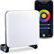 Garza Smart - Foco LED Inteligente de 45 W para exterior, Wifi 2.4 Ghz, programable, intensidad, temperatura CCT y color RGB regulables, modo Música, IP65, control por app y voz Alexa/Google, blanco