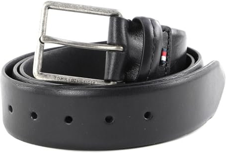 Tommy Hilfiger Herren Casual Essential 4.0 Gürtel, Black, 33 EU